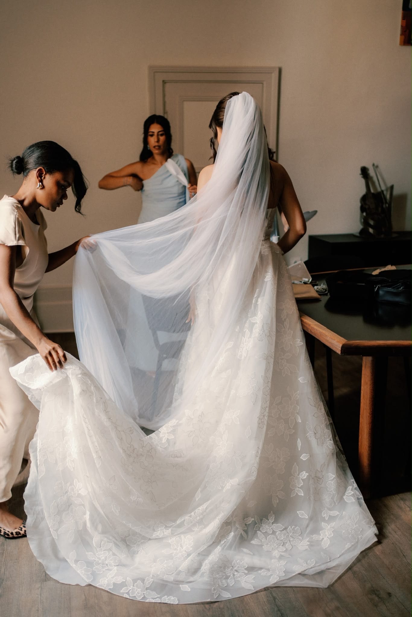 Coiffure de mariée réalisée par Sama Coiffure à Villeneuve